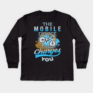 Mobile Device that Charges You Kids Long Sleeve T-Shirt